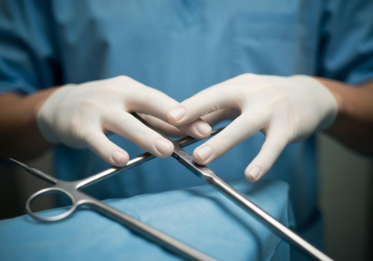 Mains en suspension au-dessus d'un corps lors d'une séance de magnétisme