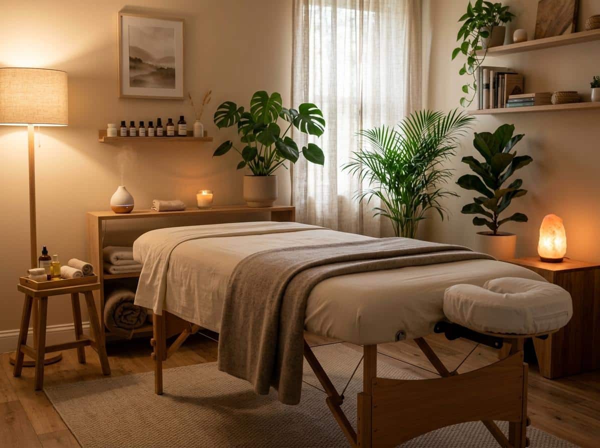 Praticien positionnant les mains lors d'une séance de Reiki